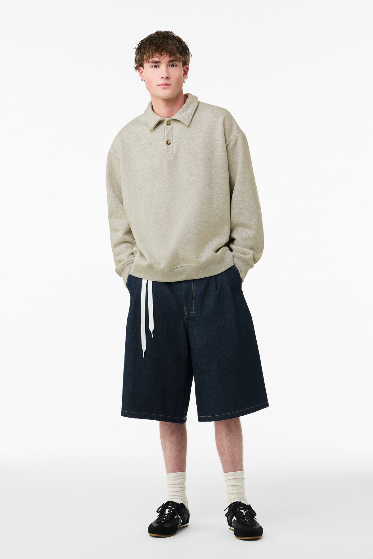 BELLA+CANVAS ®  Unisex 10-Ounce Polo Sweatshirt BC4741 - Bella + Canvas BC4741