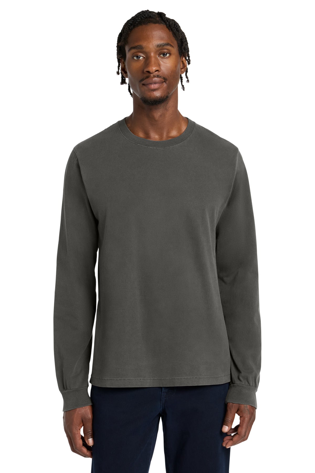 Joe's USA Premium Unisex Heavyweight Garment-Dyed Long Sleeve Tee