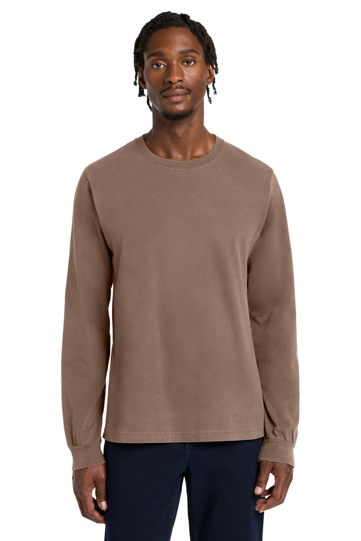 Joe's USA Premium Unisex Heavyweight Garment-Dyed Long Sleeve Tee