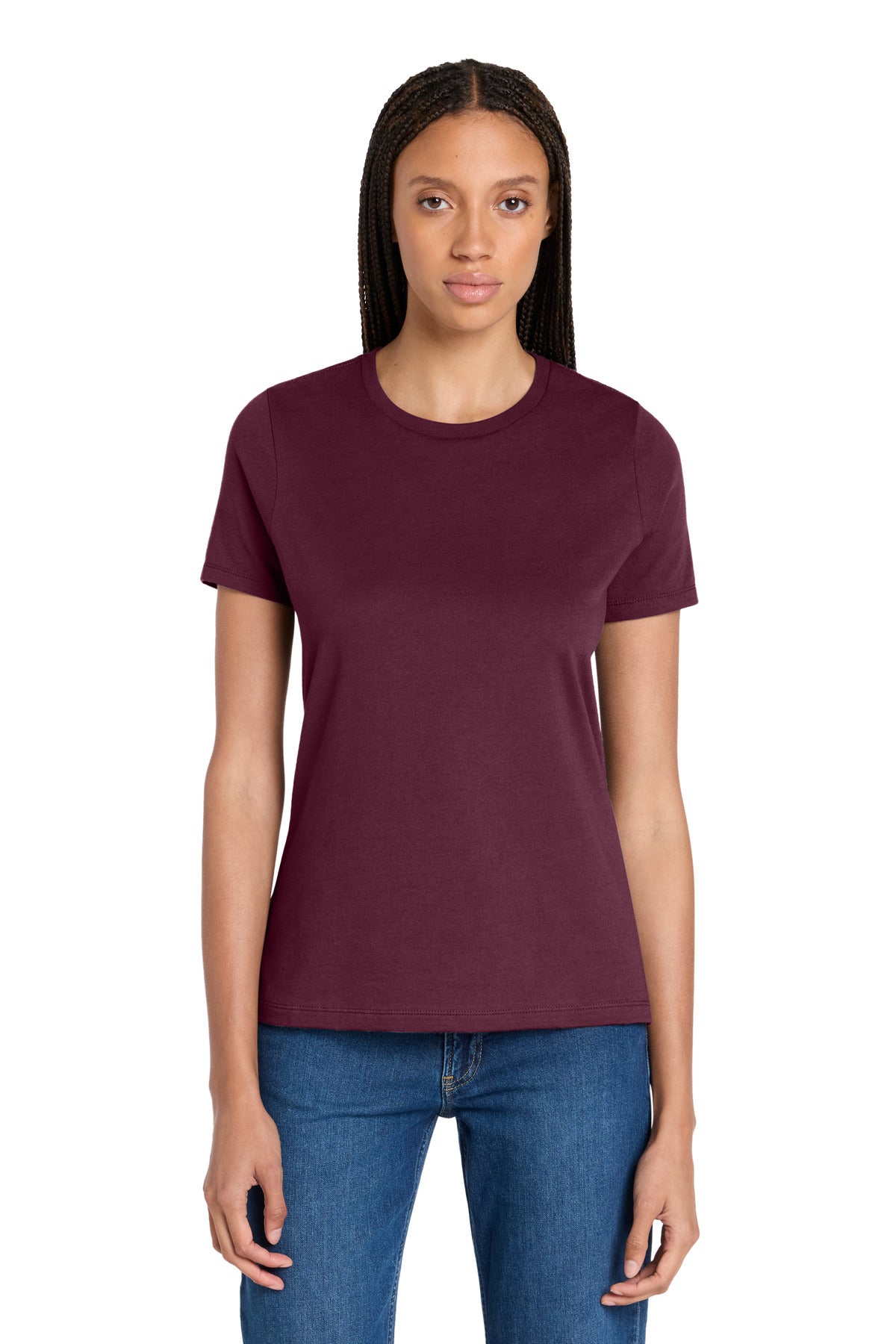 Joe's USA Premium Women's Relaxed Jersey Short Sleeve Tee