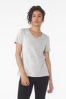 BELLA+CANVAS ®  Women's Relaxed Heather CVC V-Neck Tee BC6405CVC - Bella + Canvas BC6405CVC