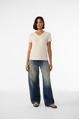 BELLA+CANVAS ®  Women's Relaxed Heather CVC V-Neck Tee BC6405CVC - Bella + Canvas BC6405CVC