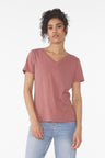 BELLA+CANVAS ®  Women's Relaxed Heather CVC V-Neck Tee BC6405CVC - Bella + Canvas BC6405CVC