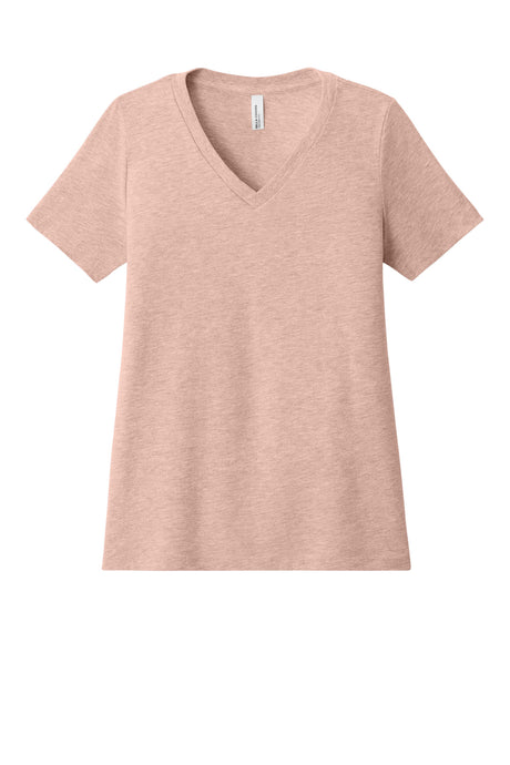 BELLA+CANVAS ®  Women's Relaxed Heather CVC V-Neck Tee BC6405CVC - Bella + Canvas BC6405CVC