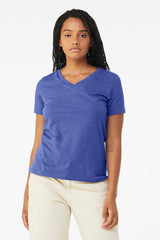 BELLA+CANVAS ®  Women's Relaxed Heather CVC V-Neck Tee BC6405CVC - Bella + Canvas BC6405CVC