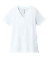 BELLA+CANVAS ®  Women's Relaxed Heather CVC V-Neck Tee BC6405CVC - Bella + Canvas BC6405CVC