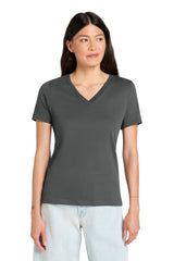 Joe's USA Premium Women's Relaxed Jersey Short Sleeve V-Neck Tee