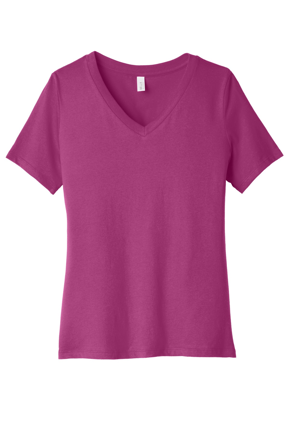 BELLA+CANVAS  ®  Women's Relaxed Jersey Short Sleeve V-Neck Tee. BC6405 - Bella + Canvas BC6405