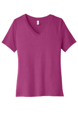 BELLA+CANVAS  ®  Women's Relaxed Jersey Short Sleeve V-Neck Tee. BC6405 - Bella + Canvas BC6405