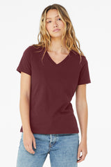 BELLA+CANVAS  ®  Women's Relaxed Jersey Short Sleeve V-Neck Tee. BC6405 - Bella + Canvas BC6405