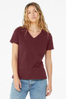 BELLA+CANVAS  ®  Women's Relaxed Jersey Short Sleeve V-Neck Tee. BC6405 - Bella + Canvas BC6405