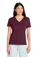 Joe's USA Premium Women's Relaxed Jersey Short Sleeve V-Neck Tee