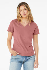 BELLA+CANVAS  ®  Women's Relaxed Jersey Short Sleeve V-Neck Tee. BC6405 - Bella + Canvas BC6405