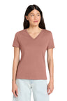 Joe's USA Premium Women's Relaxed Jersey Short Sleeve V-Neck Tee