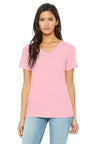 BELLA+CANVAS  ®  Women's Relaxed Jersey Short Sleeve V-Neck Tee. BC6405 - Bella + Canvas BC6405