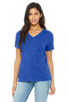 BELLA+CANVAS  ®  Women's Relaxed Jersey Short Sleeve V-Neck Tee. BC6405 - Bella + Canvas BC6405