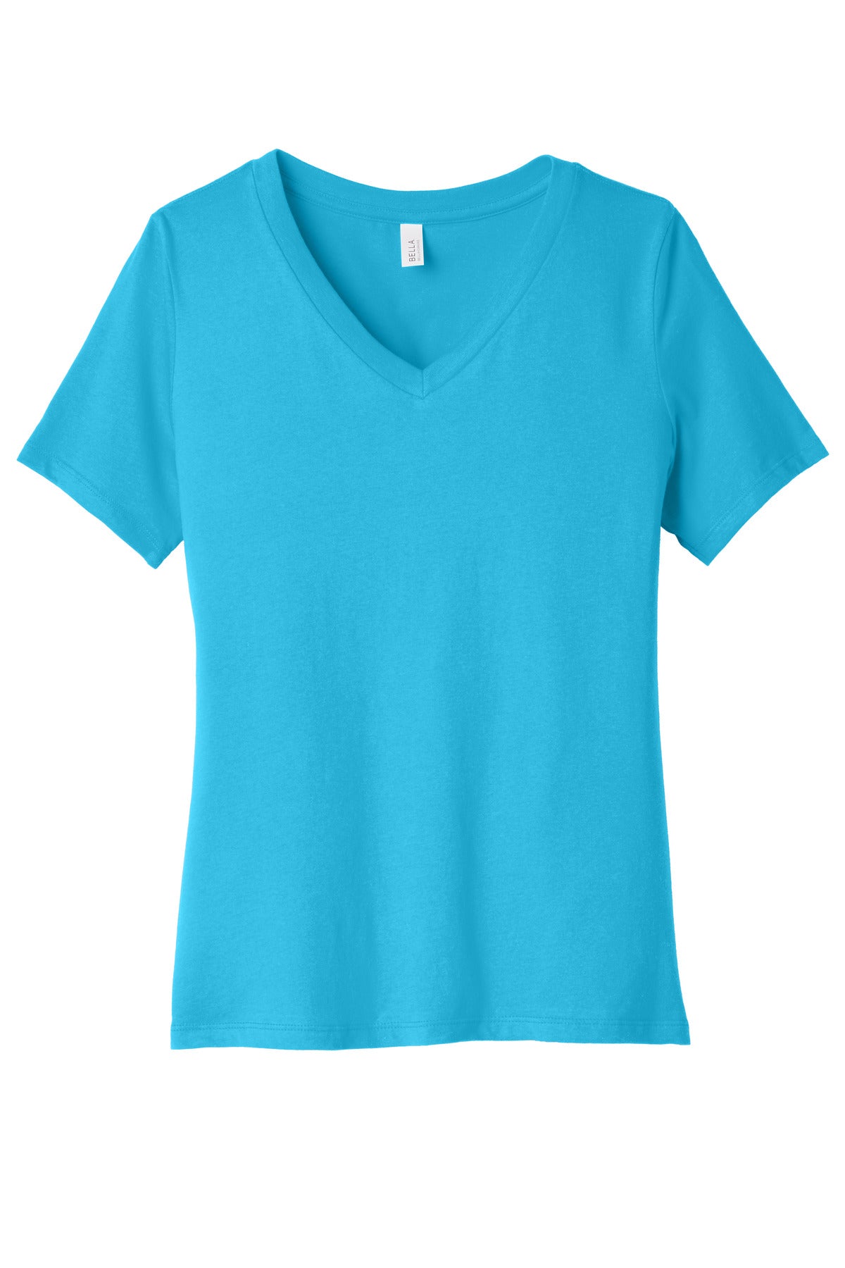BELLA+CANVAS  ®  Women's Relaxed Jersey Short Sleeve V-Neck Tee. BC6405 - Bella + Canvas BC6405