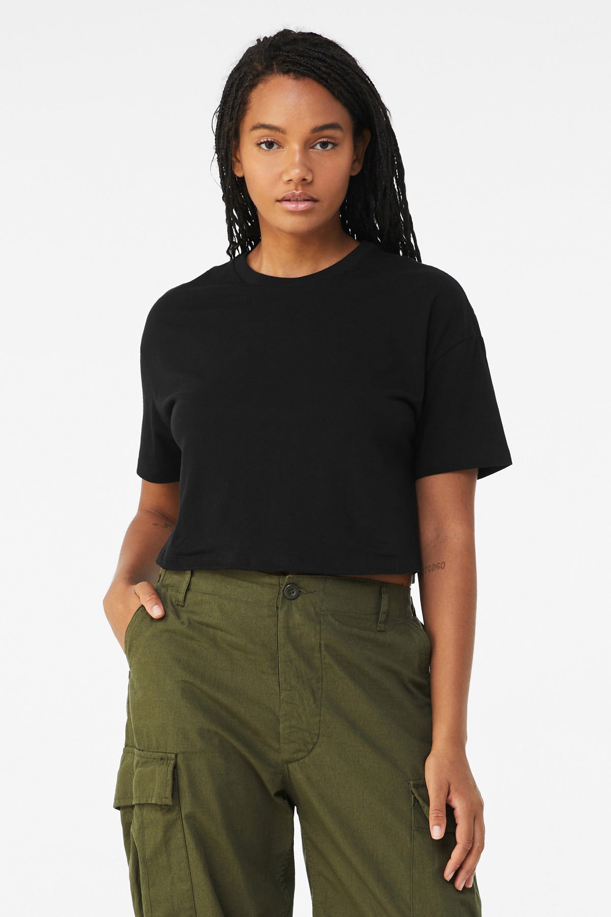 BELLA+CANVAS ®  Women's Jersey Crop Tee BC6482 - Bella + Canvas BC6482