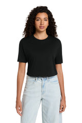 Joe's USA Premium Women's Jersey Crop Tee