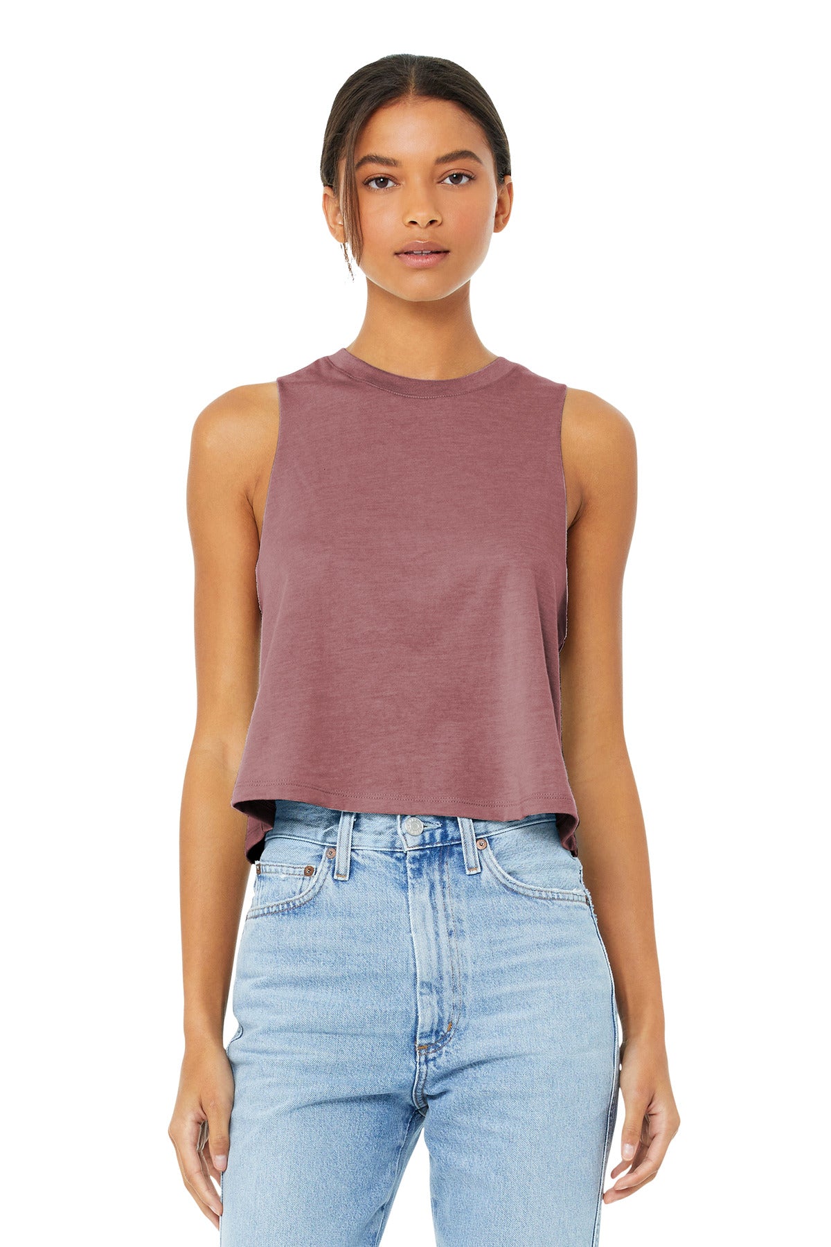 BELLA+CANVAS  ®  Women's Racerback Cropped Tank. BC6682 - Bella + Canvas BC6682