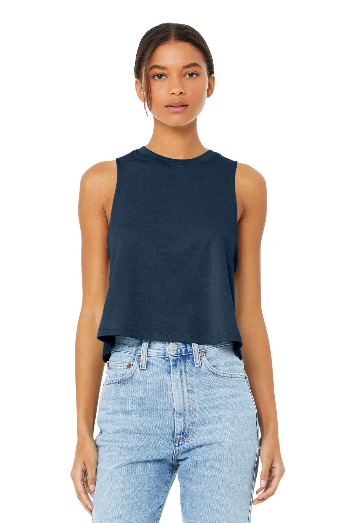 BELLA+CANVAS  ®  Women's Racerback Cropped Tank. BC6682 - Bella + Canvas BC6682
