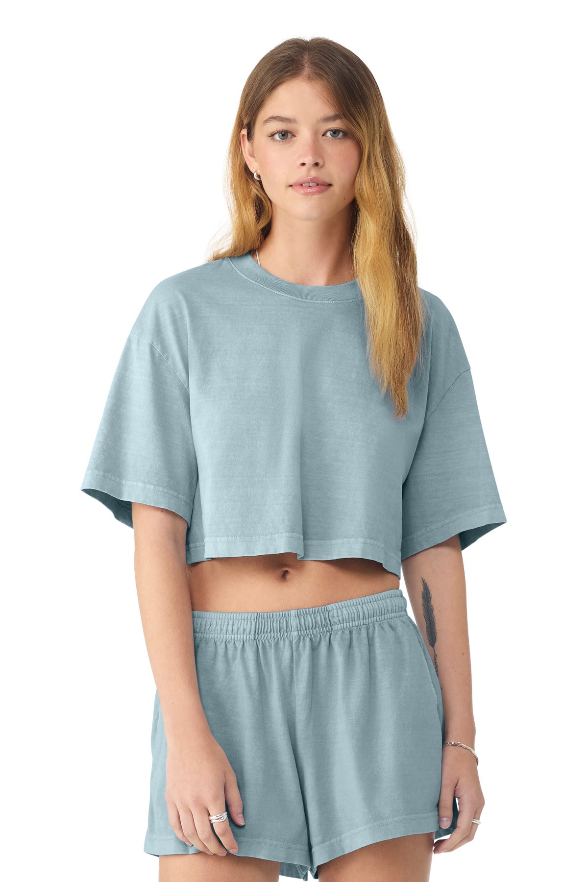 BELLA+CANVAS ®  Women's Heavyweight Garment-Dyed Cropped Tee BC6882GD - Bella + Canvas BC6882GD