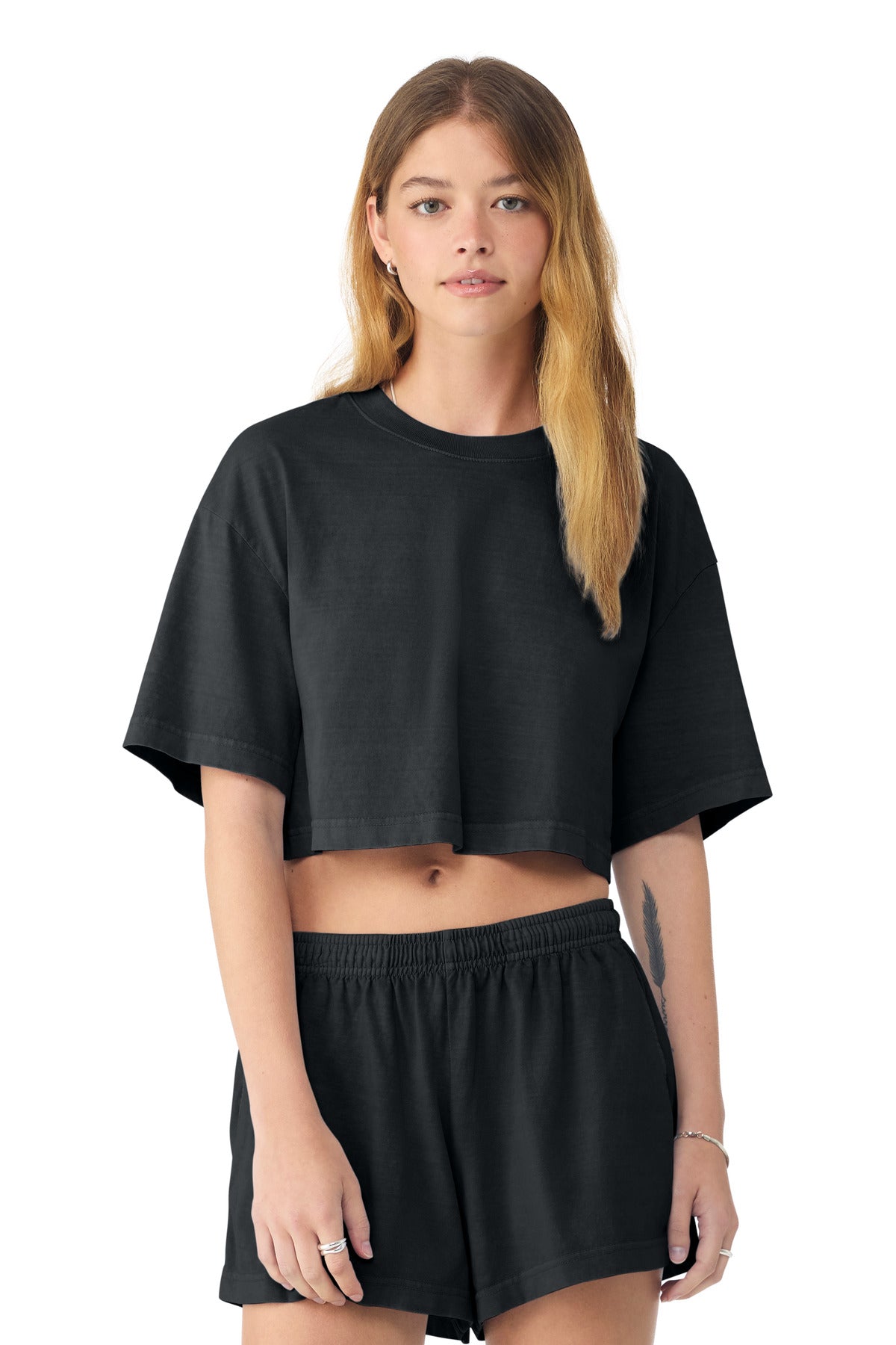 BELLA+CANVAS ®  Women's Heavyweight Garment-Dyed Cropped Tee BC6882GD - Bella + Canvas BC6882GD