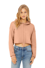 BELLA+CANVAS  ®  Women's Sponge Fleece Cropped Fleece Hoodie. BC7502 - Bella + Canvas BC7502