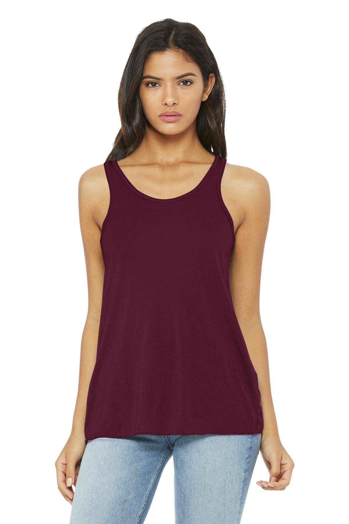 BELLA+CANVAS  ®  Women's Flowy Racerback Tank. BC8800 - Bella + Canvas BC8800