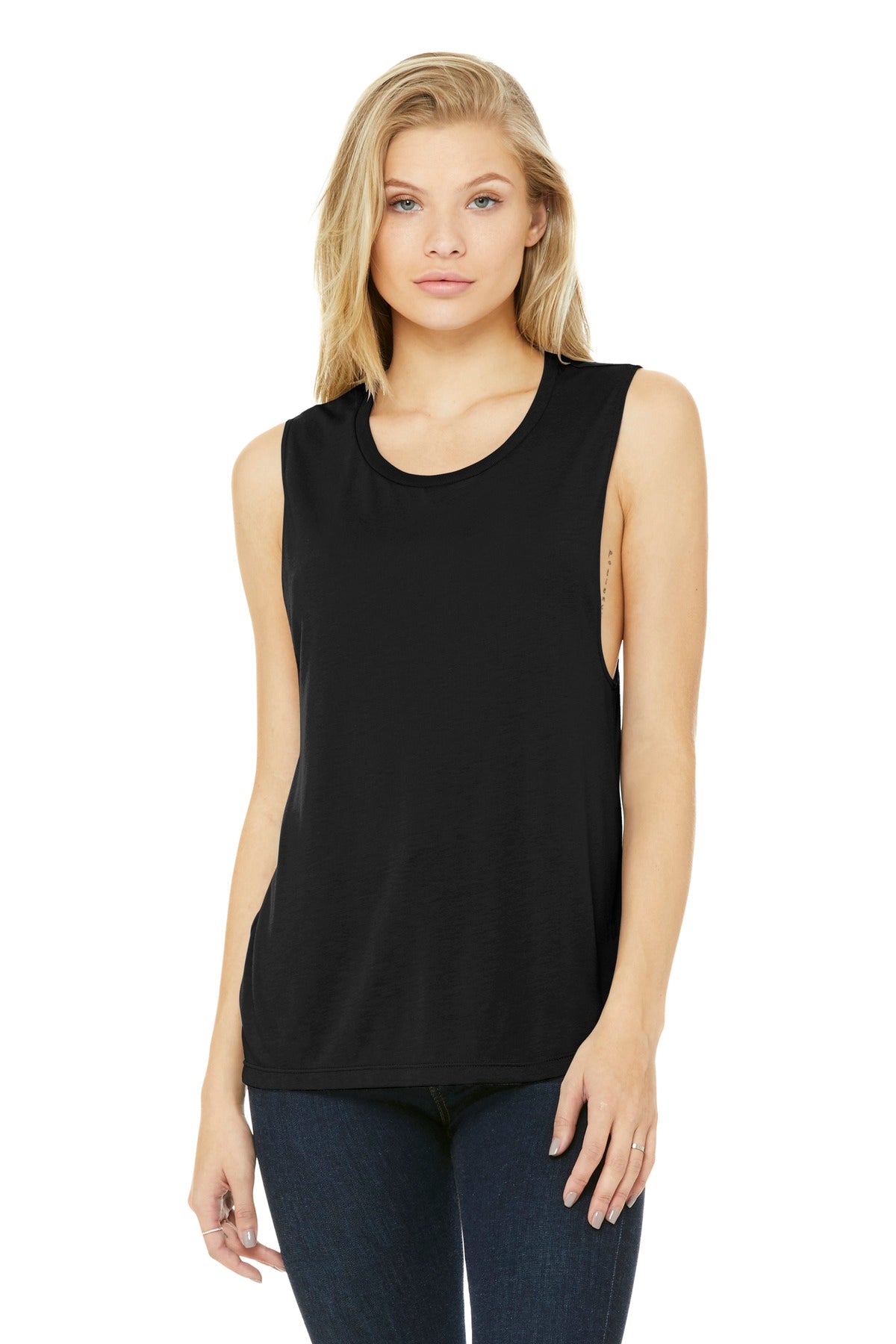 BELLA+CANVAS  ®  Women's Flowy Scoop Muscle Tank. BC8803 - Bella + Canvas BC8803
