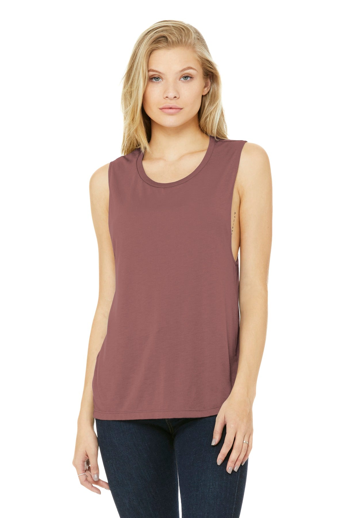BELLA+CANVAS  ®  Women's Flowy Scoop Muscle Tank. BC8803 - Bella + Canvas BC8803
