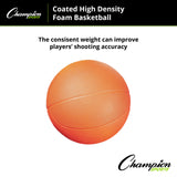 Champion Sports COATED HIGH-DENSITY FOAM BASKETBALL