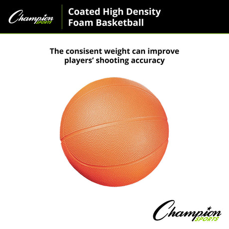 Champion Sports COATED HIGH-DENSITY FOAM BASKETBALL