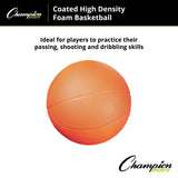Champion Sports COATED HIGH-DENSITY FOAM BASKETBALL