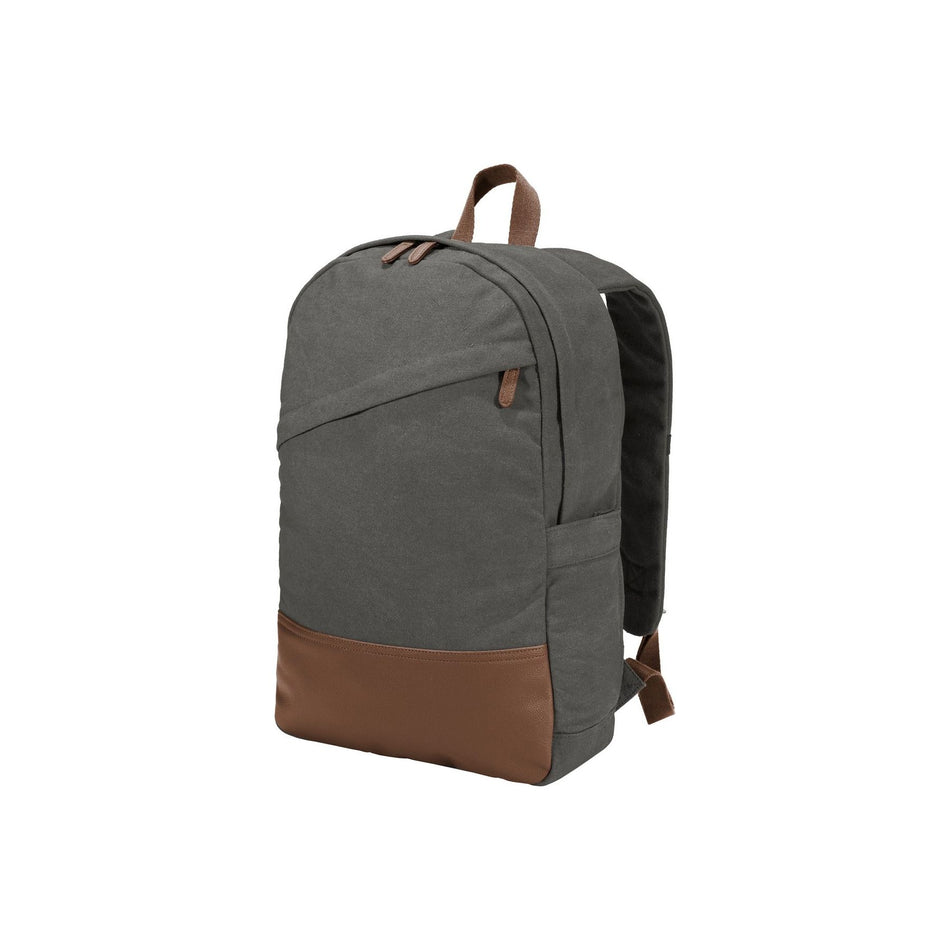 Port Authority  ®  Cotton Canvas Backpack. BG210 - Port Authority BG210