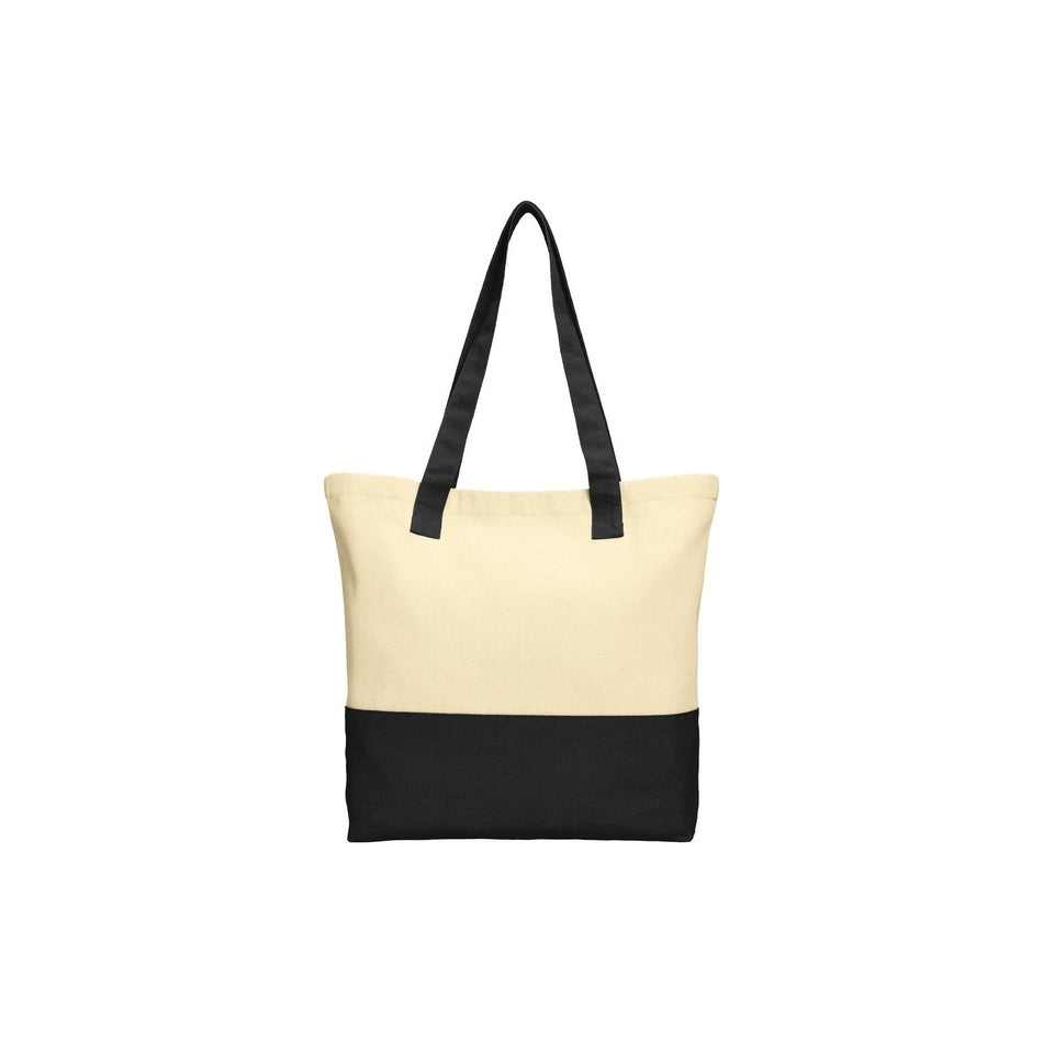 Port Authority ®  Colorblock Cotton Tote. BG414 - Port Authority BG414