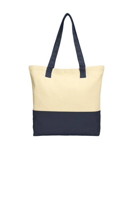 Port Authority BG414 Colorblock Cotton Tote
