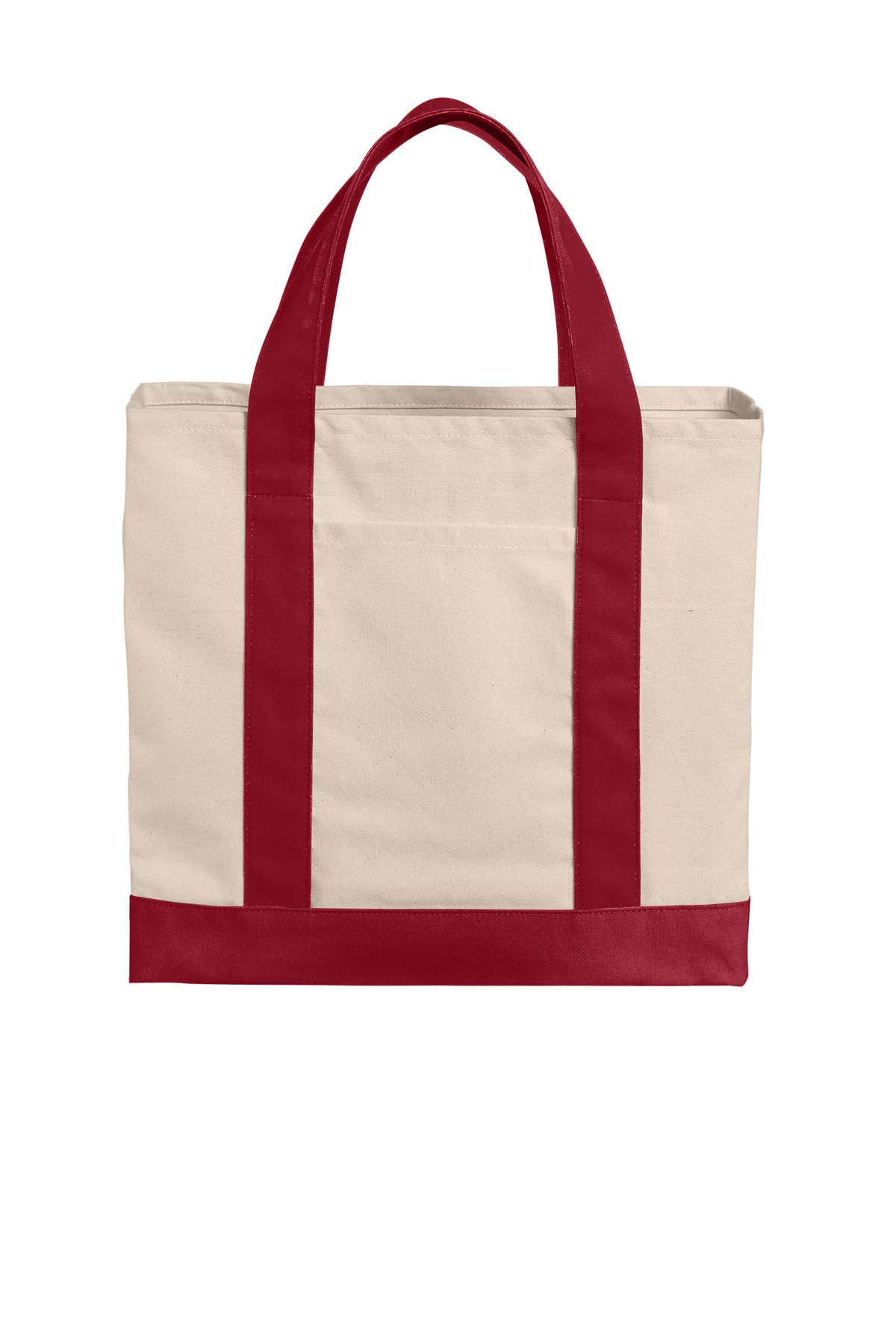 Port Authority BG429 Cotton Canvas Two-Tone Tote