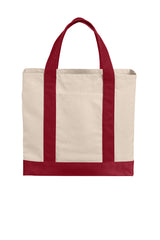 Port Authority BG429 Cotton Canvas Two-Tone Tote