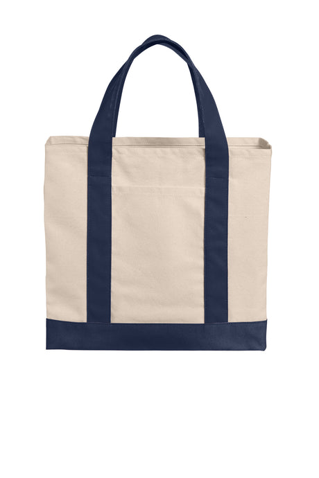 Port Authority BG429 Cotton Canvas Two-Tone Tote