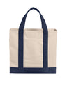 Port Authority BG429 Cotton Canvas Two-Tone Tote