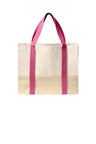 Port Authority ®  Straw Market Tote BG450 - Port Authority BG450