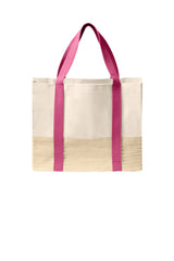 Port Authority BG450 Straw Market Tote
