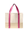 Port Authority BG450 Straw Market Tote