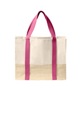 Port Authority ®  Straw Market Tote BG450 - Port Authority BG450