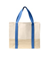 Port Authority BG450 Straw Market Tote