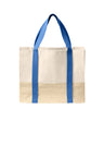 Port Authority ®  Straw Market Tote BG450 - Port Authority BG450