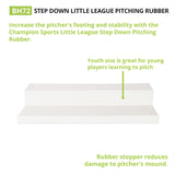 Champion Sports PRO STEP DOWN PITCHING RUBBER OFFICIAL