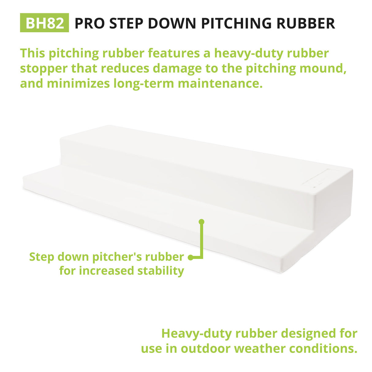 Champion Sports PRO STEP DOWN PITCHING RUBBER OFFICIAL