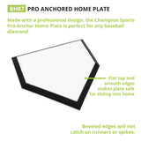 Champion Sports PRO ANCHORED HOME PLATE